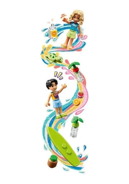 Lego Friends Meyveli İçecek Plaj Standı 42625 Lisanslı Ürün - Resim 4