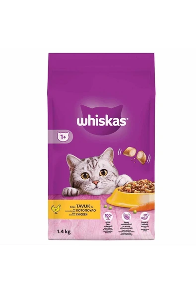 Yetişkin Tavuklu Kedi Maması 1.4 Kg - Resim 2