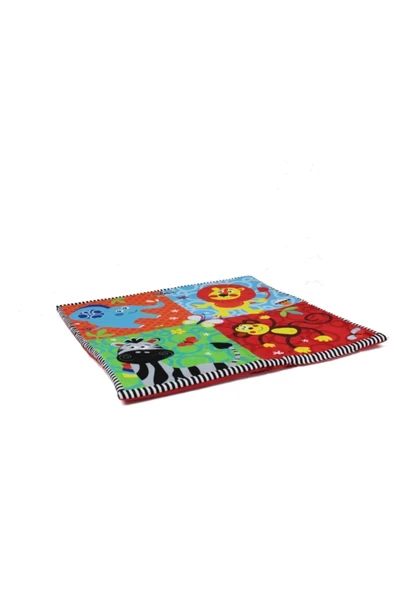 Molmini Oyuncaklı Oyun Minderi Bebek Oyun Halısı Taşıma Çanta Hediyeli - 3