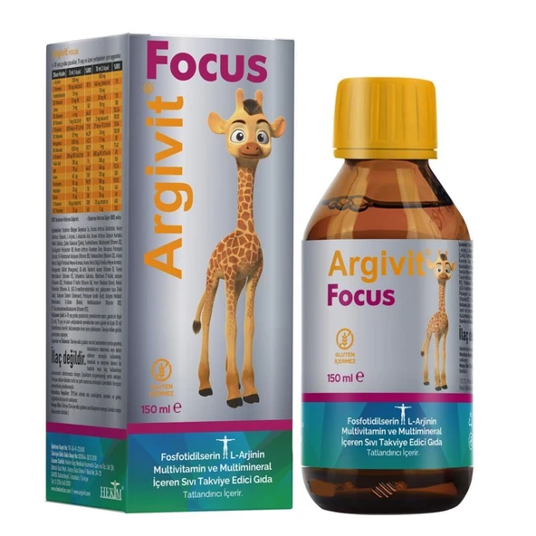 Argivit Focus Şurup 150 Ml-SKT:10/2026 - 2