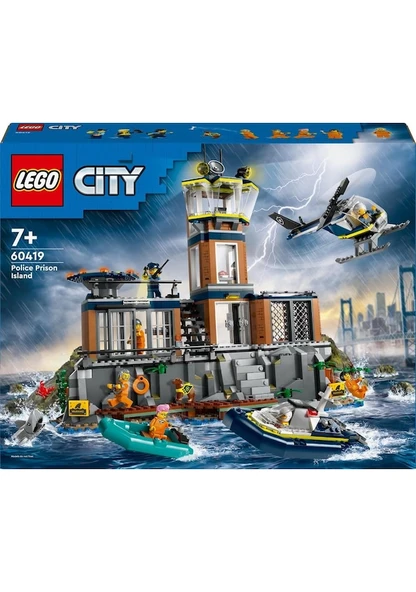 Lego City Polis Hapishane Adası 60419 Lisanslı Ürün