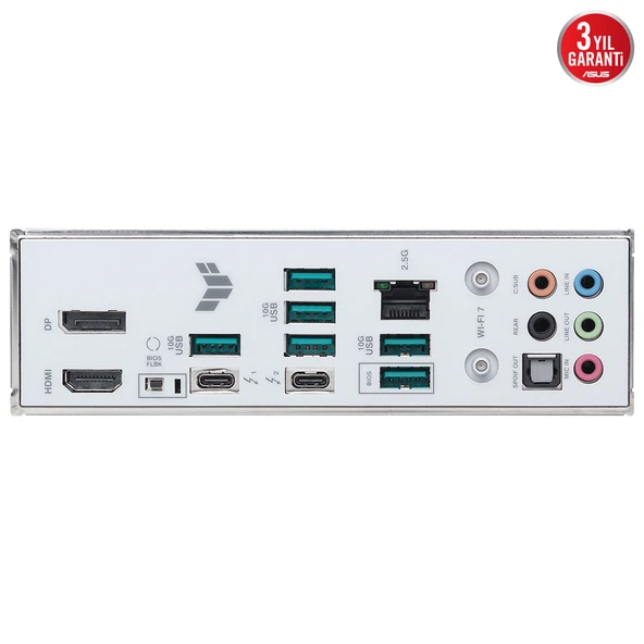 ASUS TUF GAMING Z890-PRO WIFI INTEL LGA1851 Z890 D - Resim 10