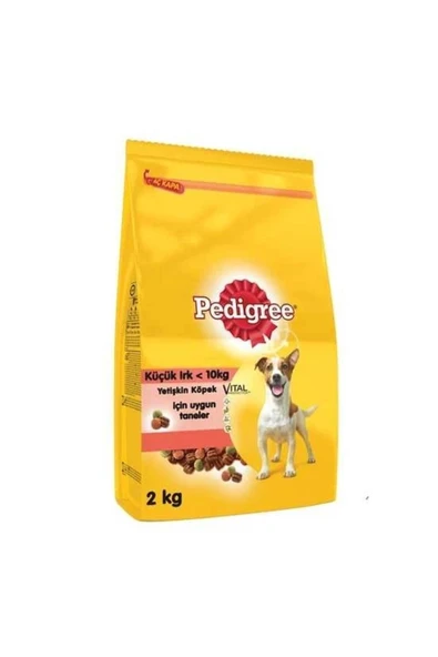 Biftekli Sebzeli Küçük Irk Yetişkin Köpek Mamasi 2 Kg