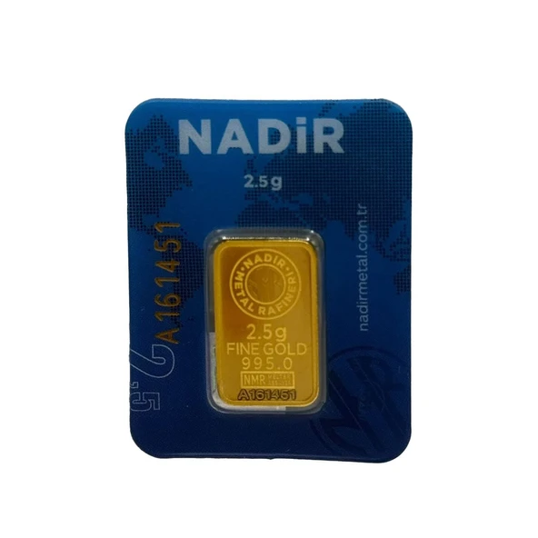 AgaKulche 2.5 gr 995 24 Ayar Nadir Külçe Altın - 3