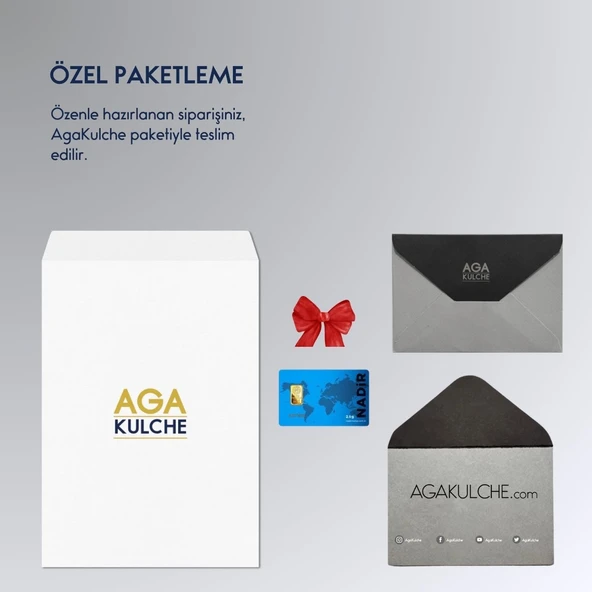 AgaKulche 2.5 gr 995 24 Ayar Nadir Külçe Altın - 5