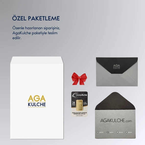 AgaKulche 2,5 gr 995 24 Ayar İAR  Külçe Altın - 2