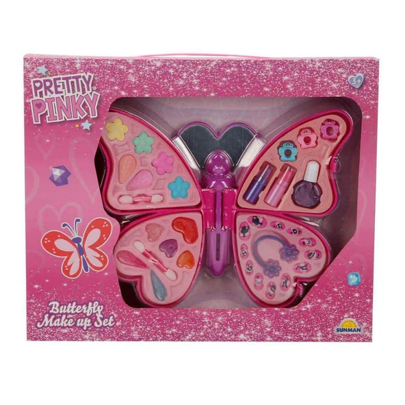 Pretty Pinky Kelebek Şekilli Makyaj Güzellik Seti SUN-2603 - 3