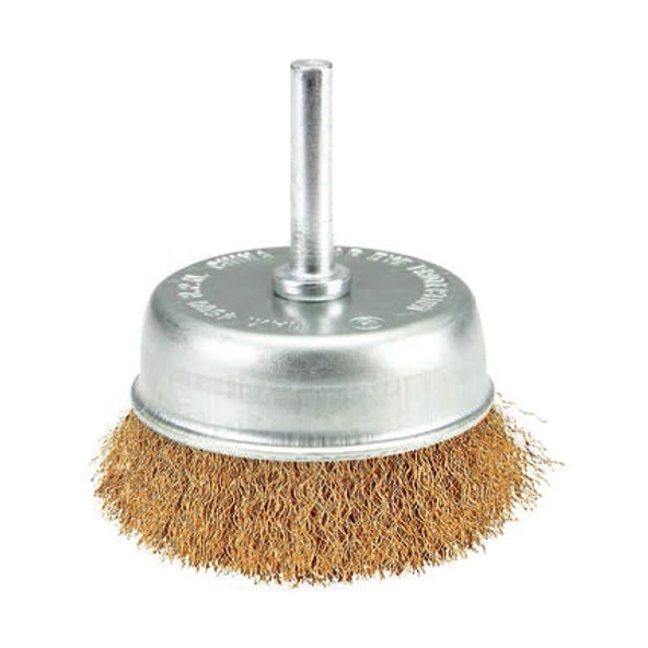 Çanak Tel Fırça Pimli Saçaklı 75mm
