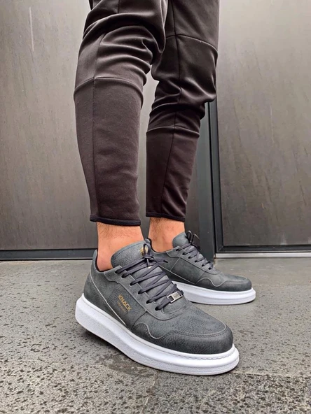 Terzi Bey Yüksek Taban Günlük Ayakkabı 040 Gri