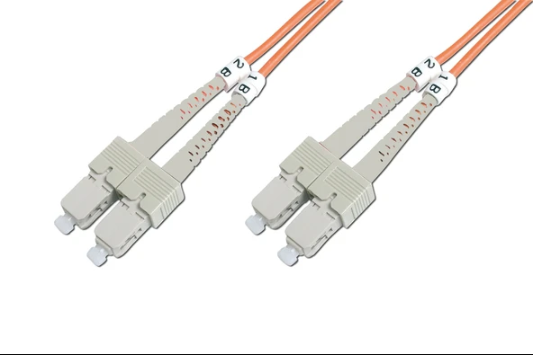 Beek SC - SC Fiber Optik Patch Kablo, Multimode OM 2 50/125 Duplex, 3.0mm, LSZH, 20 metre<br>Beek SC/UPC-SC/UPC, MM OM2 50/125 DX, 3.0mm, LSZH, 20M