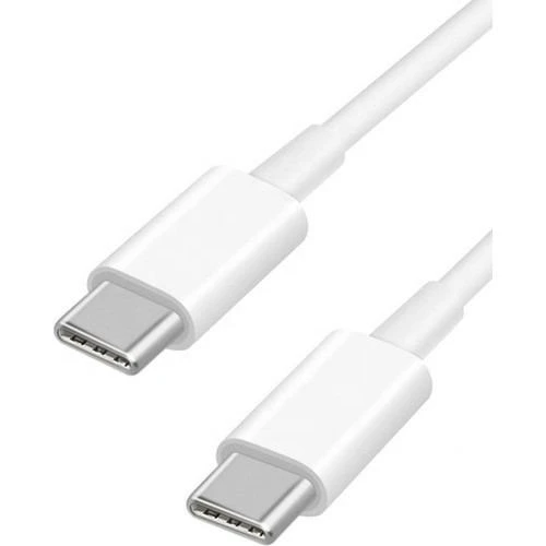 PDAteknoloji Type-C to Type-C PD 18w Kısa Hızlı Powerbank Şarj ve Data Kablosu - Beyaz 20cm C-453 - Resim 3