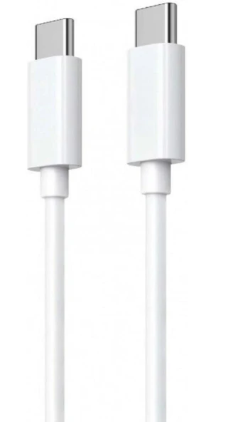PDAteknoloji Type-C to Type-C PD 18w Kısa Hızlı Powerbank Şarj ve Data Kablosu - Beyaz 20cm C-453 - Resim 4
