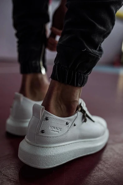 Terzi Bey Yüksek Taban Günlük Ayakkabı 555 Beyaz - 5