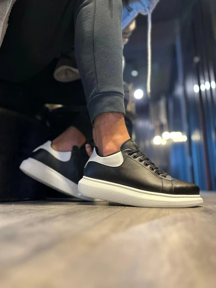 Terzi Bey Yüksek Taban Günlük Ayakkabı 043 Siyah