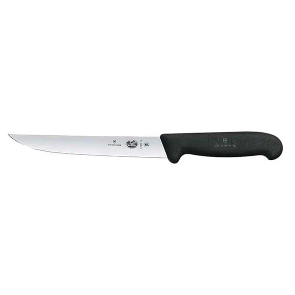 Victorinox 5.2803.18 18cm Siyah Dar Ağızlı Dilimleme Bıçağı