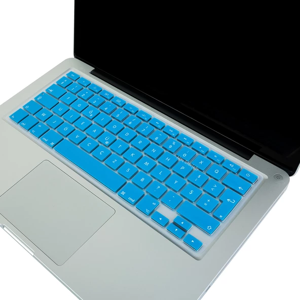 F Klavye Macbook Air Pro Kılıf Koruyucu DaktiloTip (Eski USB'li Model 2008/2017) ile Uyumlu - 7