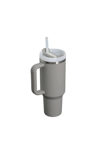 Stanley Quencher Pipetli Termos 1,18 L Açık Gri - 2