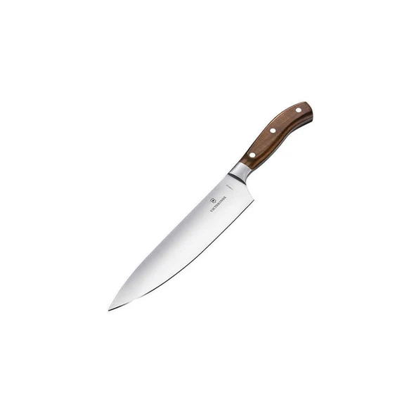 Victorinox 7.7400.22G 22cm Gül Ağacı Grand Maître Dövme Çelik Doğrama Bıçağı, Hediye Kutulu ürün görseli