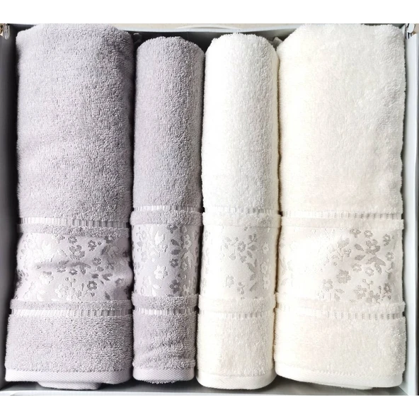 ÖZDİLEK CAMELLİA BEST SET GRİ-KREM