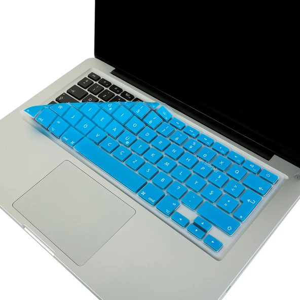F Klavye Macbook Air Pro Kılıf Koruyucu DaktiloTip (Eski USB'li Model 2008/2017) ile Uyumlu - 2