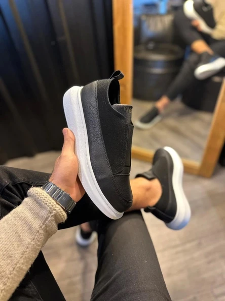 Terzi Bey Sneakers Ayakkabı 911 Siyah (beyaz Taban) - 2