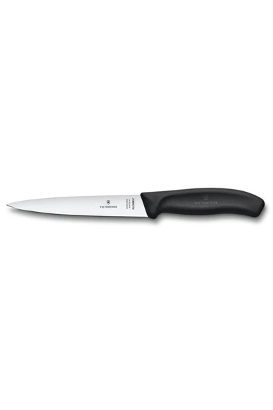 ​​​​Victorinox 6.8713.16B 16cm Siyah Fileto Bıçağı, Blisterli Paket