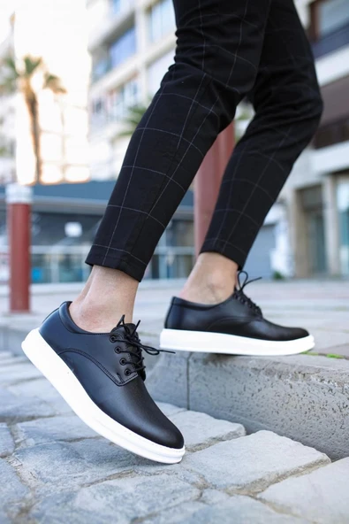 Terzi Bey Klasik Erkek Ayakkabı 001 Siyah (beyaz Taban) - 3