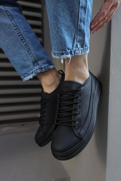 Terzi Bey Sneakers Ayakkabı 010 Siyah (siyah Taban) - 4