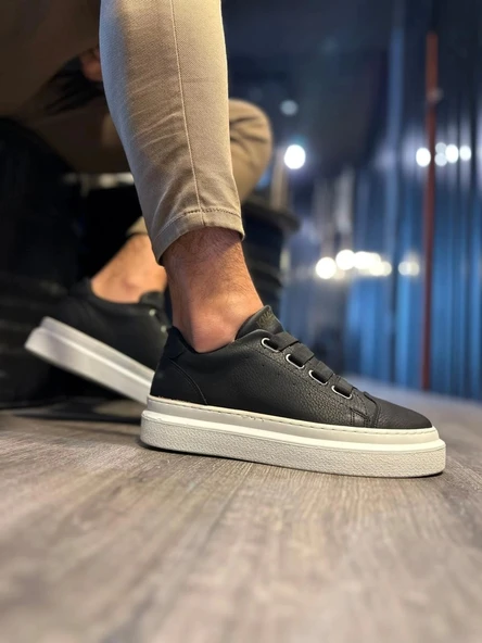 Terzi Bey Günlük Ayakkabı 521 Siyah (beyaz Taban) - 3