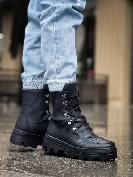 Terzi Bey Erkek Spor Bot B14 Siyah (siyah Taban) - 2