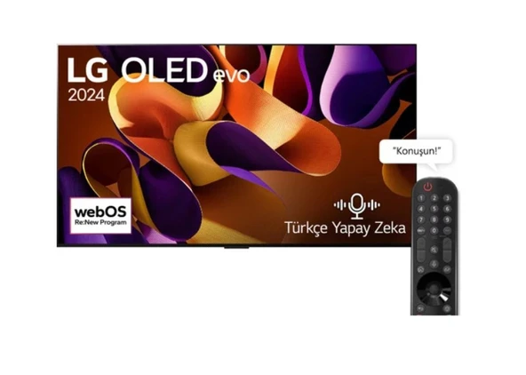 LG OLED65G45LW 4K Ultra HD 65" 165 Ekran Uydu Alıcılı webOS Smart OLED Evo TV