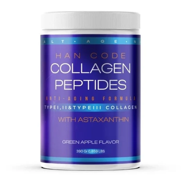 Collagen Peptides Yeşil Elma Aromalı 390 Gr