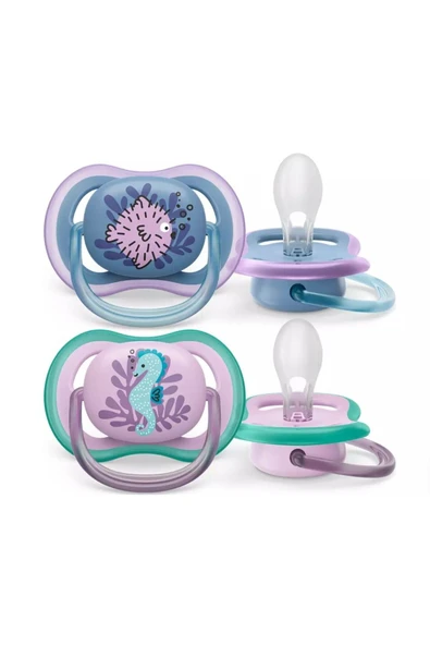 Philips Avent Ultra Air Emzik 6-18 Ay 2li Kız SCF085/61 - 2