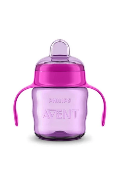 Philips Avent SCF551/03 Eğitici Damlatmaz Bardak 200ml 6+ Ay Mor - 4