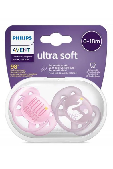 Philips Avent Scf223/02 Ultra Soft Silikon Emzik 618 Ay Kız