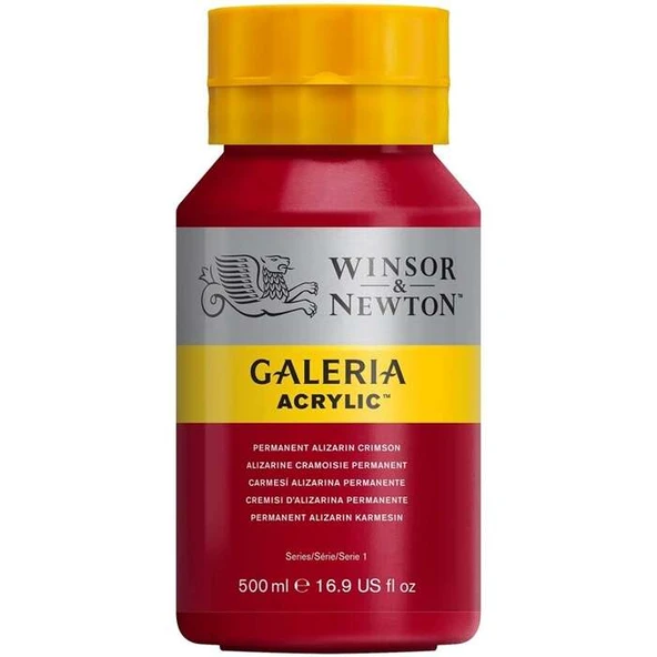 Winsor & Newton Galeria Akrilik Boya 500 ml Permanent Alizarin Crimson 466