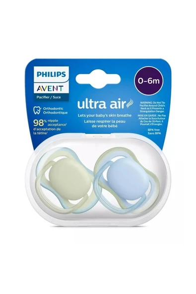 Philips Avent Ultra Air Emzik 0-6 Ay 2'li Scf085/21