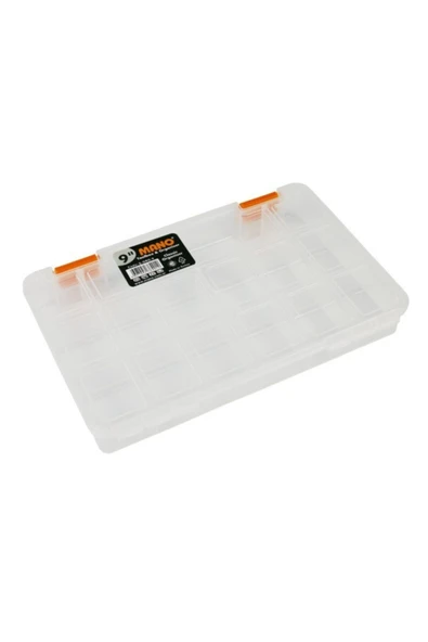 Şeffaf Malzeme Kutusu 9 Inch Klasik Organizer Kutu- Ş-org-9 - 2