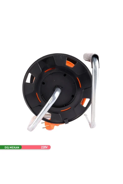 Makaralı Seyyar Uzatma Kablosu 15m 3*1.5mm - 3