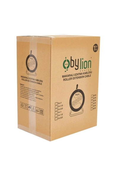 Seyyar Makaralı Uzatma 3*2,5 Mm 20 Mt Termal Sigortalı - 4