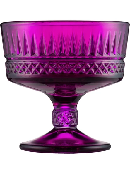 Paşabahçe 51749 Organik Boyalı Elysia In Color Dondurmalık - Fuşya - 245 cc - 6 Adet - 2