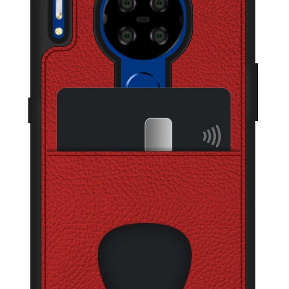 FitCase Reeder P13 Blue Max Lite Kılıf Proda Deri Tek Kartlık Cepli Kapak - 9