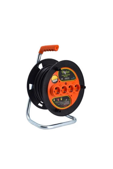 Seyyar Makaralı Uzatma 3*2,5 Mm 20 Mt Termal Sigortalı - 2