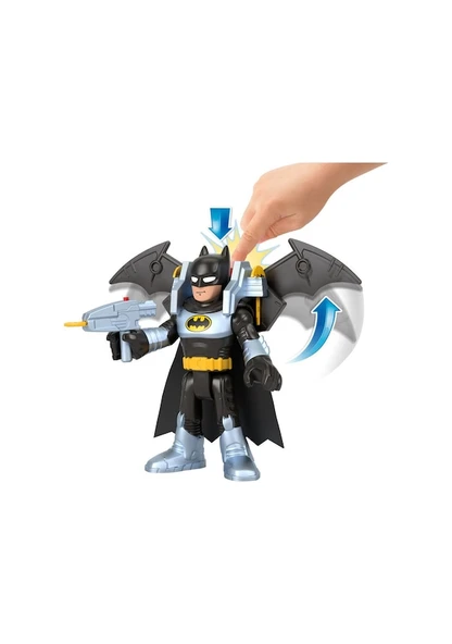 Imaginext Dc Super Friends Batglider Ve Batman HVY12 Lisanslı Ürün - Resim 4
