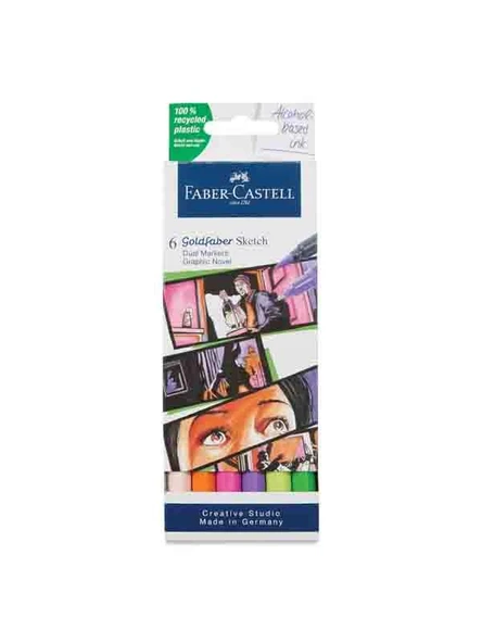 Faber Castell Goldfaber Sketch 6'lı Graph Nowel 164810