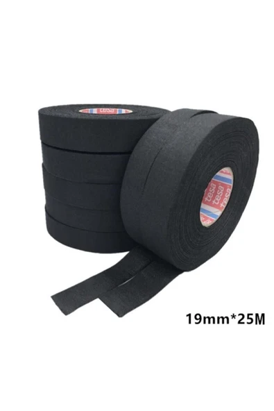 Bez Bant Tüylü Yanmaz Kumaş Kablo Sarma Bantı 19mm 15mt 1 Adet - 2