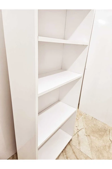 Lavanta Mobilya İmalat İRTİŞ MDF BEYAZ KİTAPLIK ( Çok Amaçlı Kullanıma Uygun) - 3