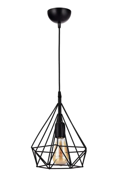 MODERN METAL AVİZE TEKLİ SARKIT / E27