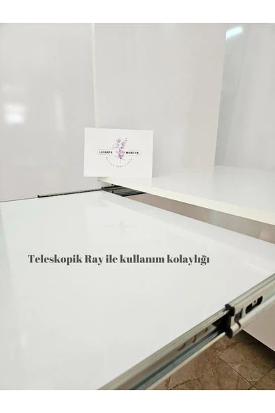 Lavanta Mobilya İmalat Mdf Ren Çamaşır Makinesi Ve Kurutma Makinesi Dolabı - Raflı - 5