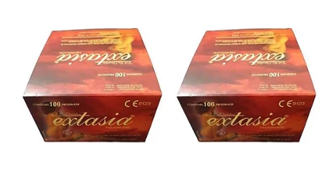 Extasia Klasik Kondom 100'lü x 2